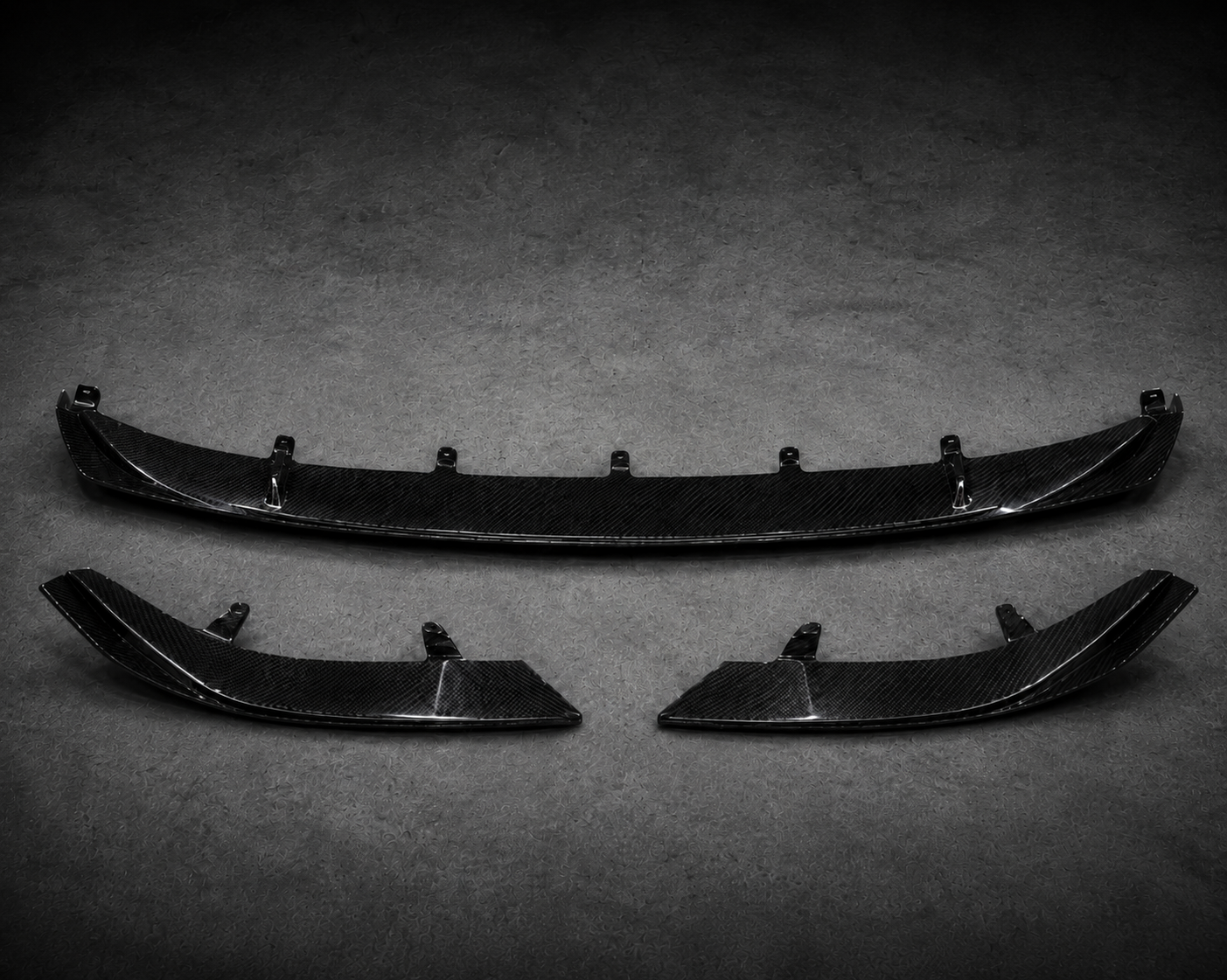 Real dry carbon fiber Front lip splitter TR Style for BMW M2 (G87)