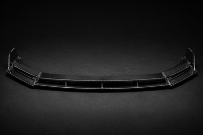 Porsche Panamera Real Dry Carbon Fiber Front Lip | Type C (2017–2024)