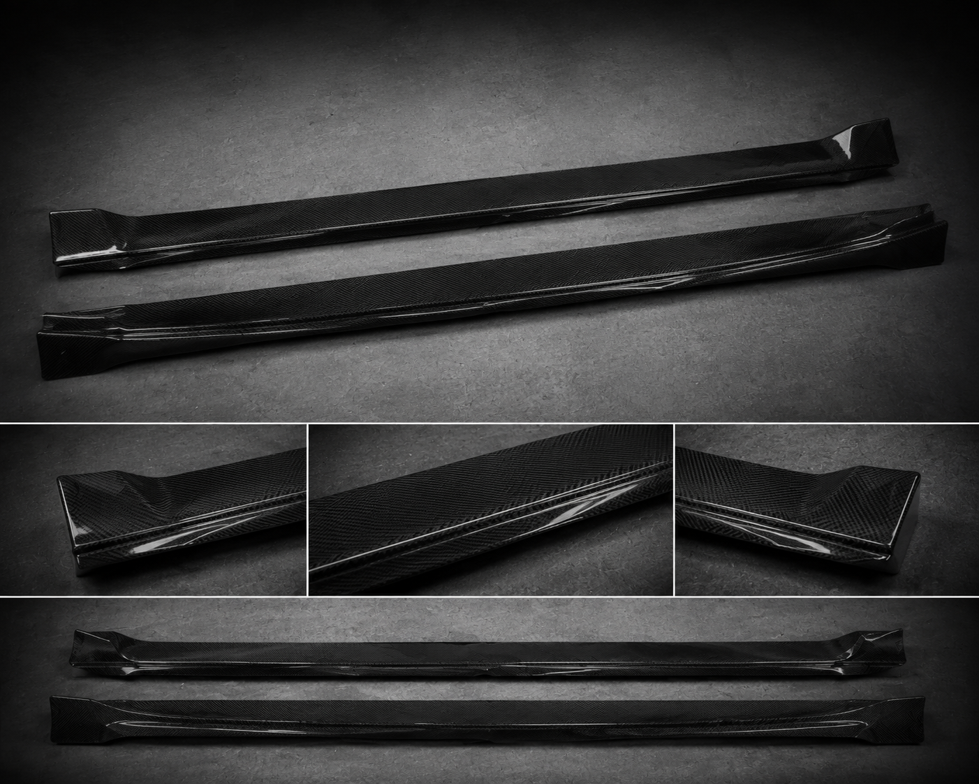 Real dry carbon fiber C Type Side Skirts for BMW M2 (G87)