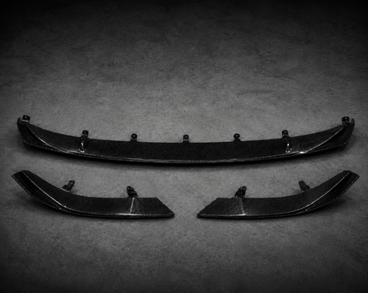 Real dry carbon fiber Front lip splitter TR Style for BMW M2 (G87)
